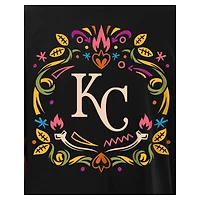 Men's New Era Black Kansas City Royals Día de los Muertos T-Shirt
