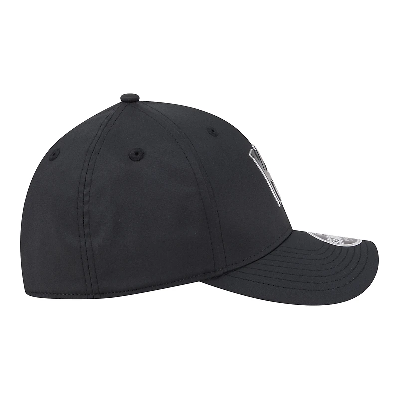 Men's New Era Black Kansas City Royals Metallic 39THIRTY M-Crown Flex Hat
