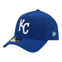 Men's New Era  Blue Kansas City Royals A-Frame 59FORTY Fitted Hat