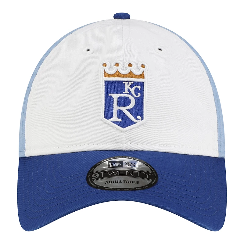 Casquette ajustable New Era bleue Kansas City Royals Replica Core Classic 9TWENTY pour homme