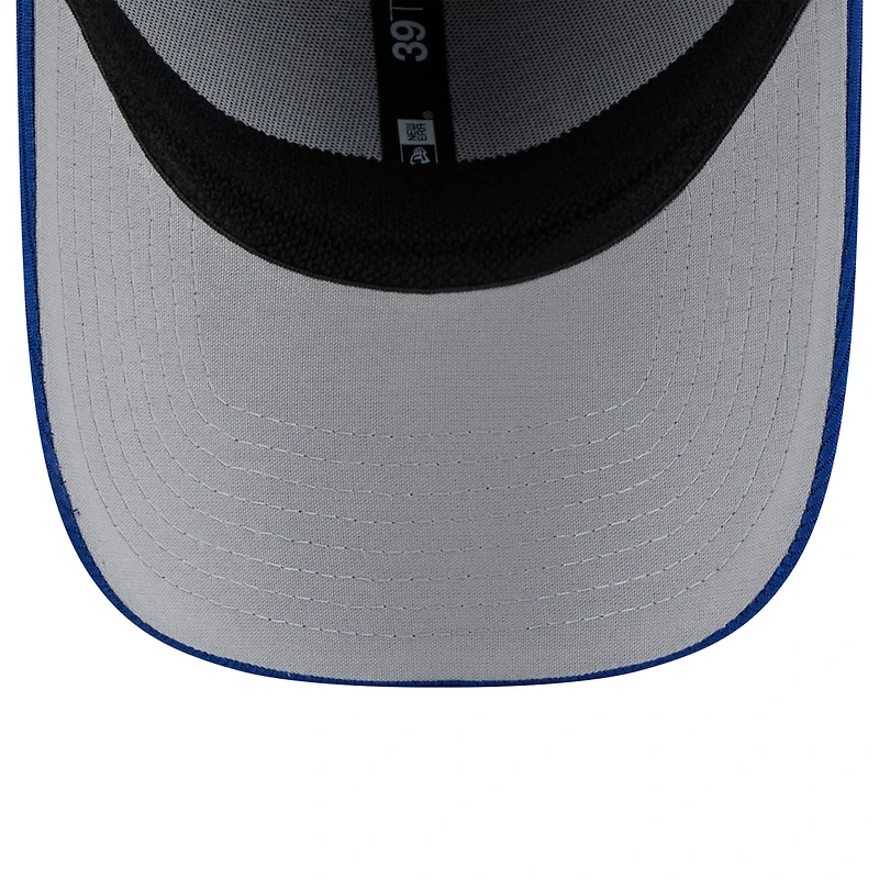 Men's New Era  Gray/Royal Kansas City Royals 2025 Batting Practice 39THIRTY Flex Hat