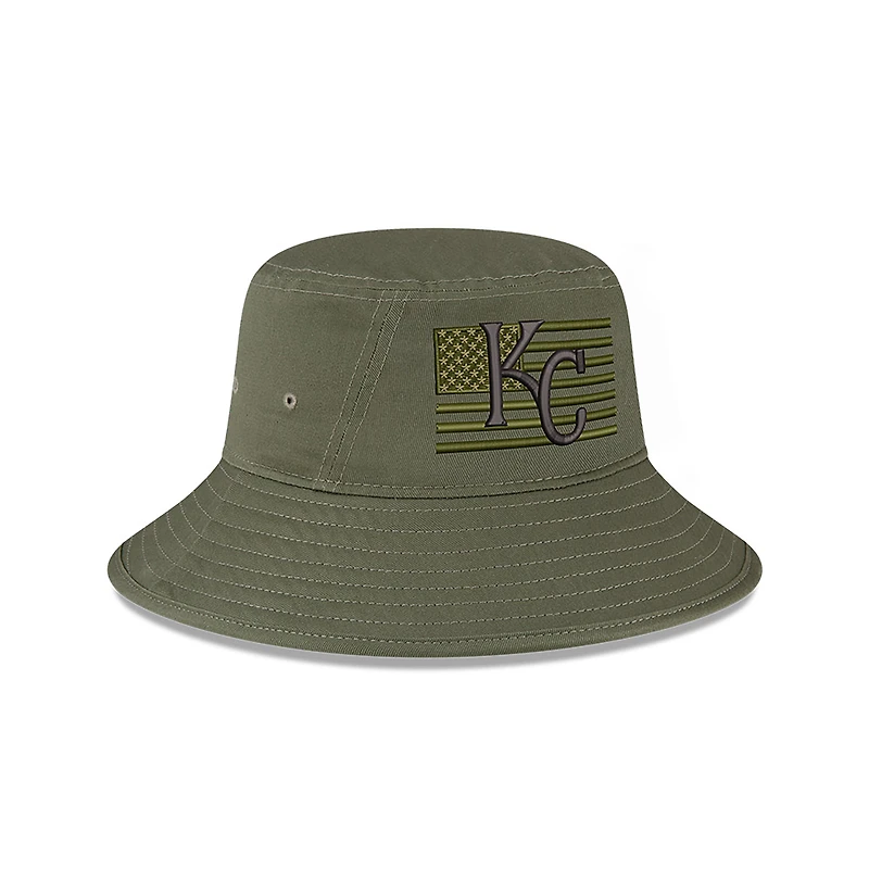 NWE ROYALS GREEN MLB 2023 SEAU DE LA JOURNÉE DES FORCES ARMÉES HATMENBUC