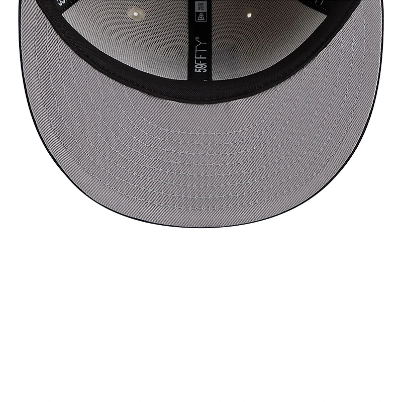 Casquette ajustée 59FIFTY à profil bas du 4 juillet New Era pour hommes, kaki/noir, Kansas City Royals 2024
