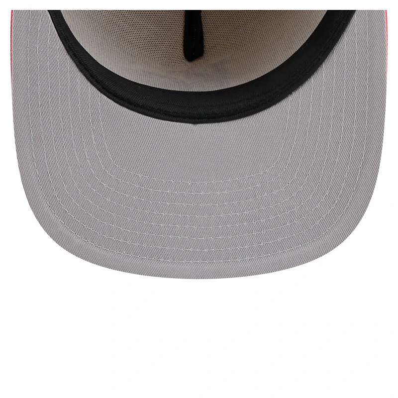 Men's New Era  Light Beige/Coral Kansas City Royals Color Pack A-Frame 9FIFTY Snapback Hat