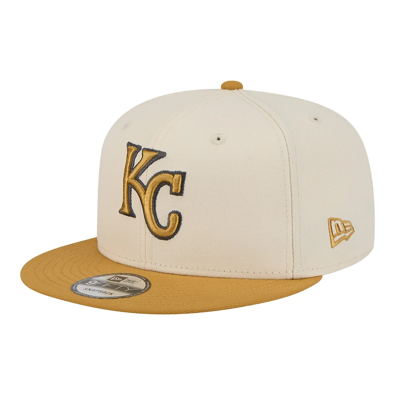 Men's New Era Turquoise/Charcoal Kansas City Royals Two-Tone Color Pack 9FIFTY Snapback Hat