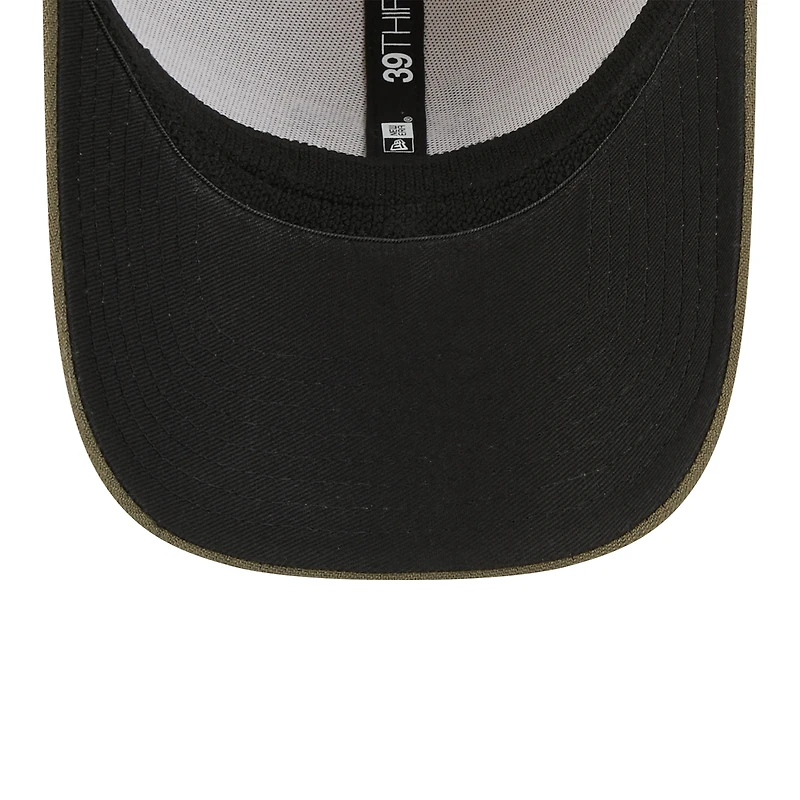 Men's New Era Light Beige/Olive Kansas City Royals 2025 Armed Forces Day 39THIRTY Flex Hat