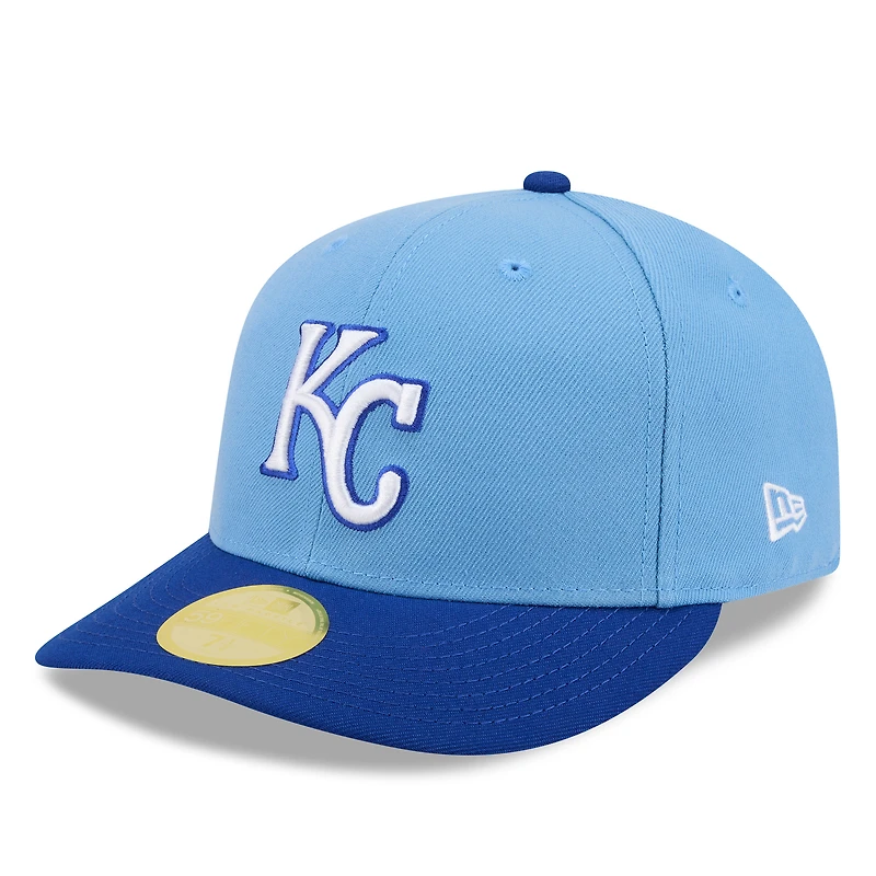Men's New Era Light Blue/Royal Kansas City Royals 2026 Baseball Hall of Fame 59FIFTY Low Profile Fitted Hat