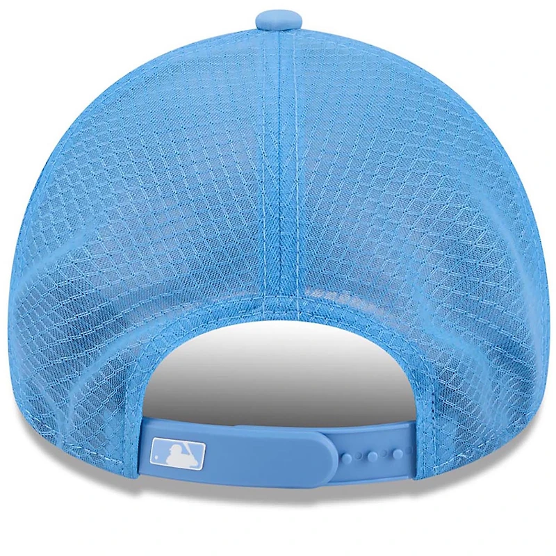 Men's New Era Light Blue Kansas City Royals 2026 Batting Practice Alternate Apex 9FORTY Adjustable Hat
