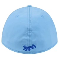Men's New Era Light Blue Kansas City Royals Patch 39THIRTY A-Frame M-Crown Perforated Flex Hat