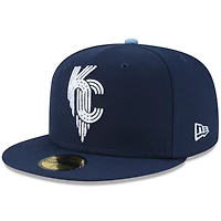 Casquette ajustée New Era City Connect 59FIFTY bleu marine pour homme, Kansas Royals 2022