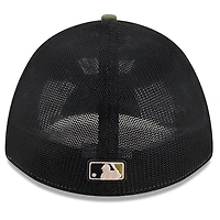 Casquette New Era pour homme, couleur olive, Kansas City Royals, édition spéciale 2026 Journée des forces armées, modèle 39THIRTY M-Crown Flex