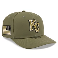 Men's New Era  Olive Kansas City Royals 2026 Armed Forces Day 9SEVENTY Adjustable Hat