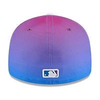 Casquette ajustée New Era 59FIFTY pour homme, violette et bleue, Kansas City Royals 2026 Connect Low Profile