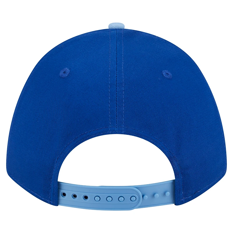 Men's New Era Royal/Light Blue Kansas City Royals Arch 9FORTY A-Frame M-Crown Adjustable Hat