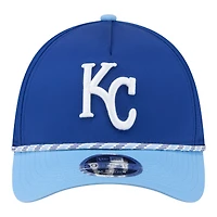 Men's New Era Royal/Light Blue Kansas City Royals Rope M-Crown A-Frame 39THIRTY Flex Hat