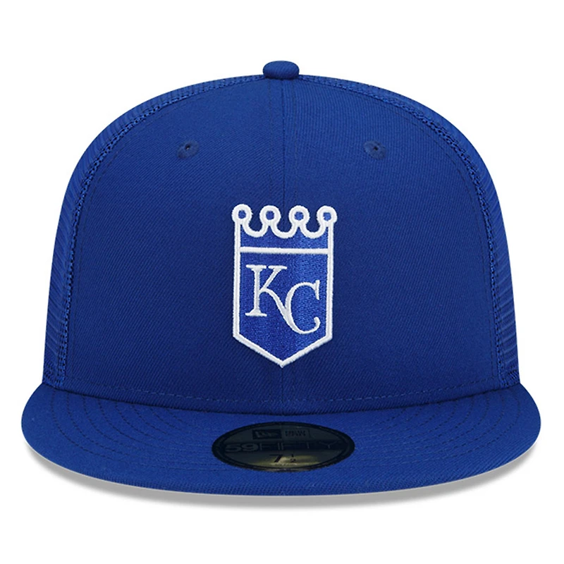 Men's New Era Royal Kansas City Royals 2023 Batting Practice 59FIFTY Fitted Hat