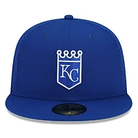 Men's New Era Royal Kansas City Royals 2023 Batting Practice 59FIFTY Fitted Hat
