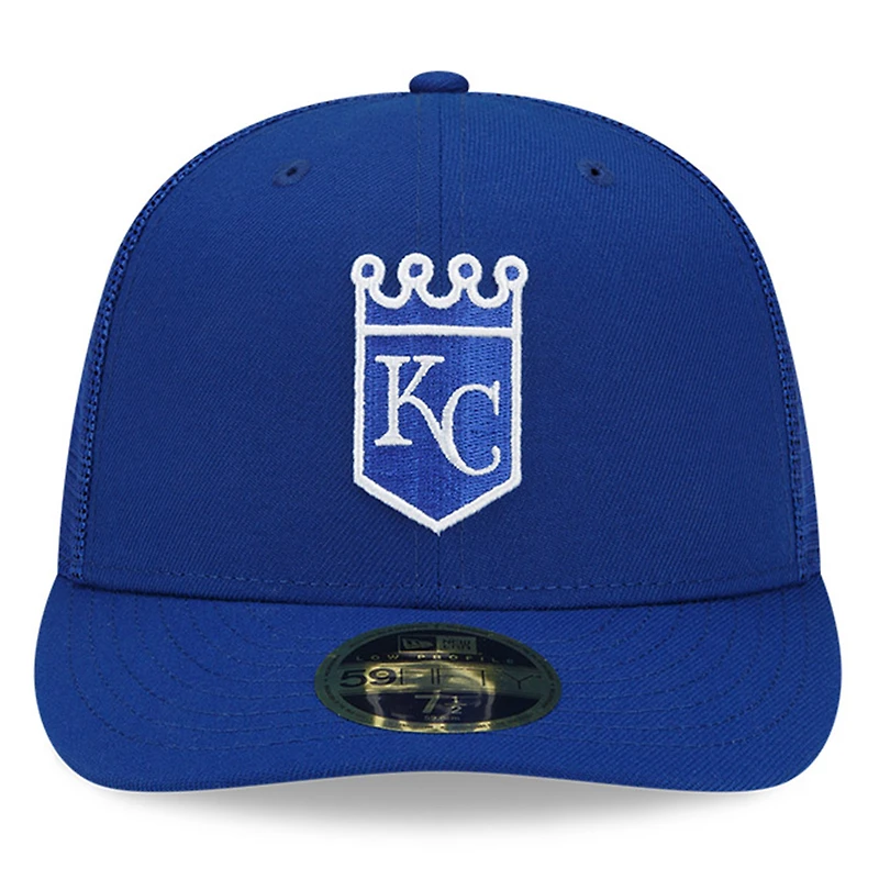 Casquette ajustée New Era Royal Kansas City Royals 2023 Batting Practice 59FIFTY pour homme