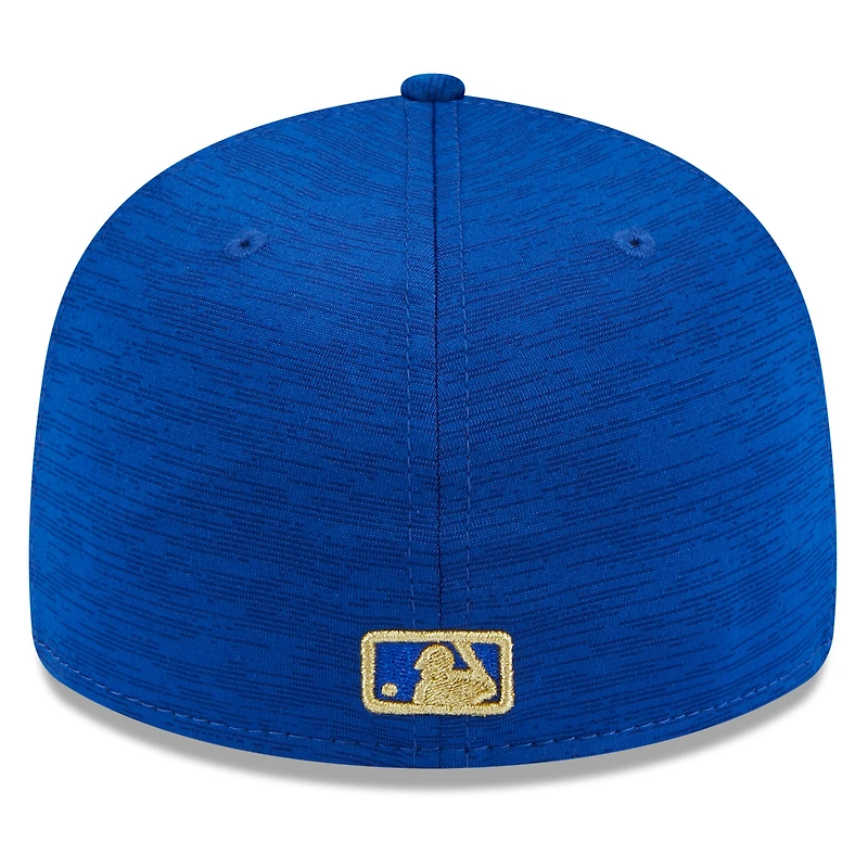 Casquette ajustée 59FIFTY Royal Kansas City Royals 2024 Clubhouse Low Profile pour hommes