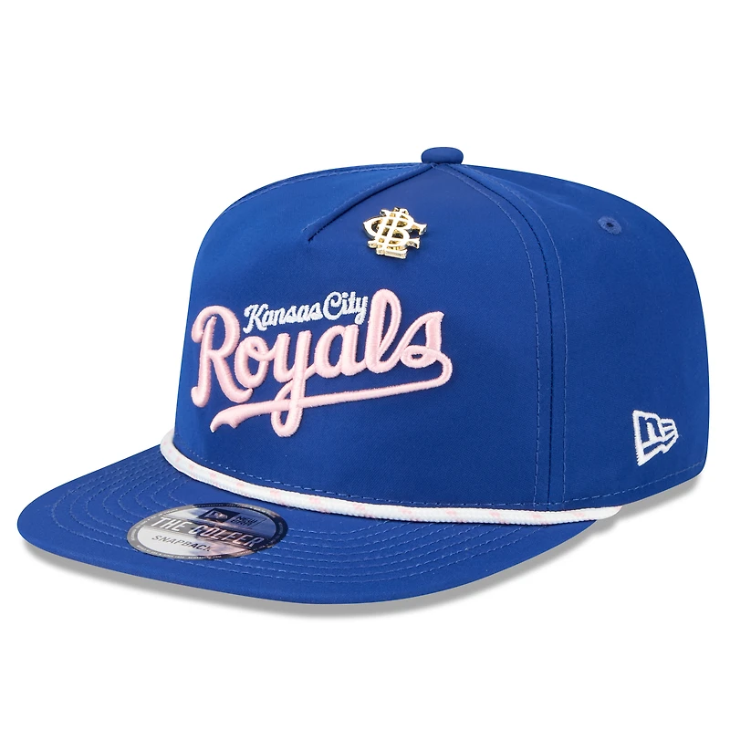 Casquette snapback New Era Royal Kansas City Royals 2025 Big League Chew Golfer pour homme