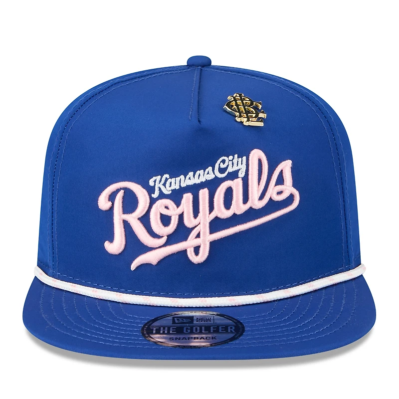 Casquette snapback New Era Royal Kansas City Royals 2025 Big League Chew Golfer pour homme