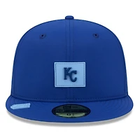 Casquette ajustée New Era Royal Kansas City Royals 2026 Clubhouse 59FIFTY pour homme