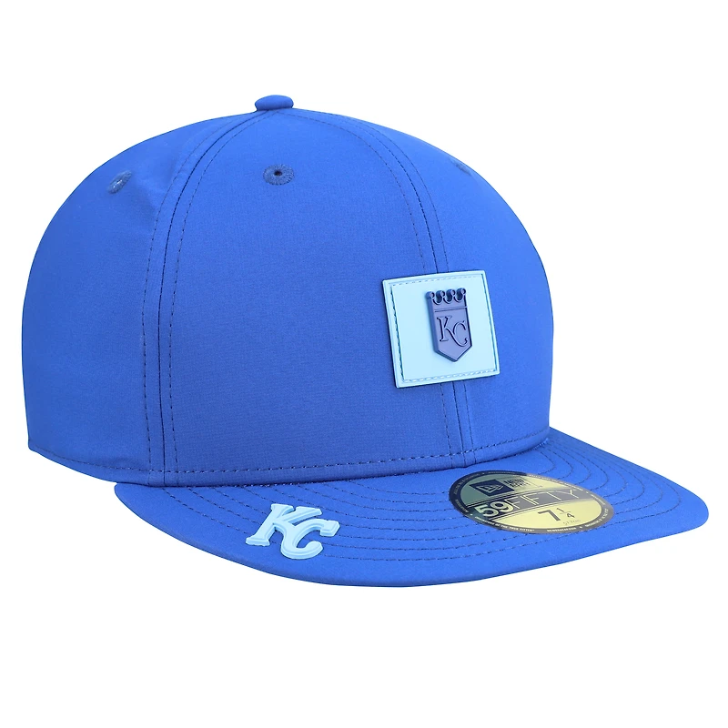 Casquette ajustée New Era Royal Kansas City Royals 2026 Clubhouse Alternate 59FIFTY pour homme