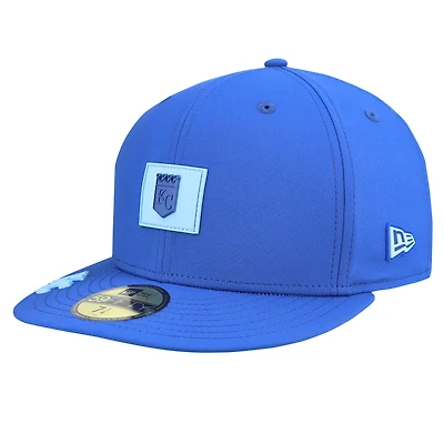 Casquette ajustée New Era Royal Kansas City Royals 2026 Clubhouse Alternate 59FIFTY pour homme