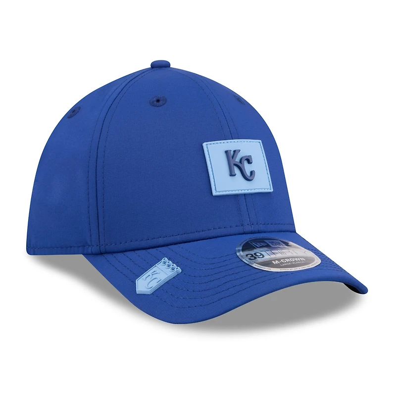Men's New Era  Royal Kansas City Royals 2026 Clubhouse M-Crown 39THIRTY Flex Hat