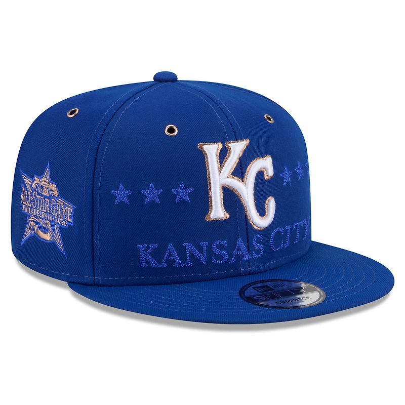 Casquette snapback New Era Royal Kansas City Royals 2026 MLB All-Star Game 9FIFTY pour homme
