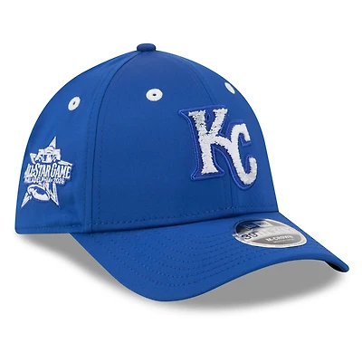 Casquette New Era Royal Kansas City Royals 2026 MLB All-Star Game Workout 39THIRTY M-Crown Flex pour homme