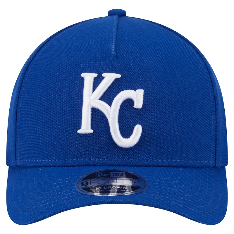 Men's New Era  Royal Kansas City Royals 9FORTY M-Crown Adjustable Hat