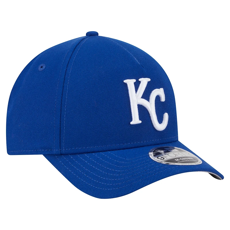 Men's New Era  Royal Kansas City Royals 9FORTY M-Crown Adjustable Hat