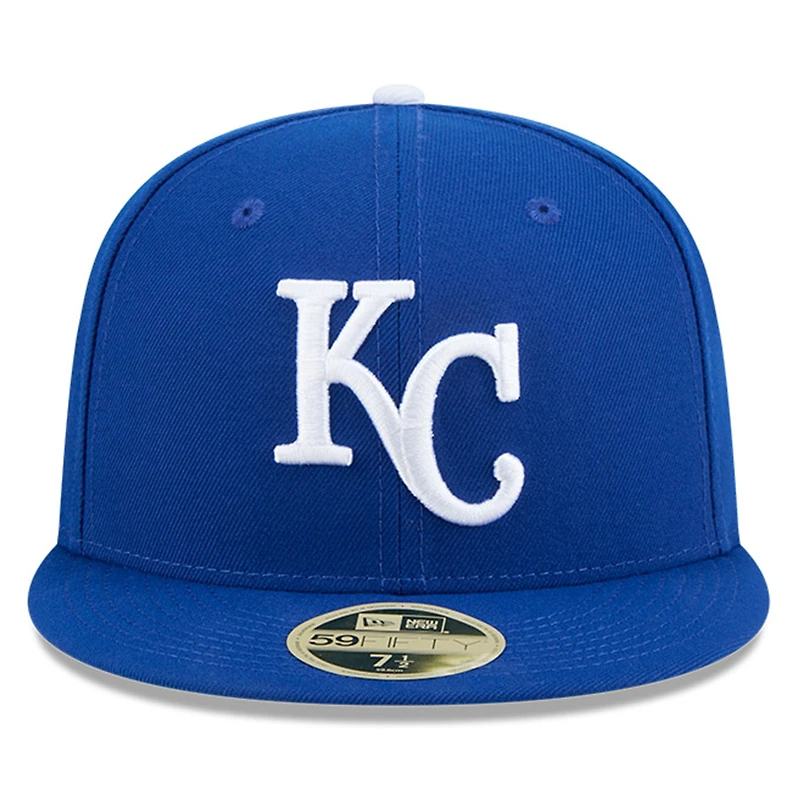 Casquette ajustée 59FIFTY pour homme New Era Royal Kansas City Royals Baseball Hall of Fame