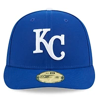 Casquette ajustée à profil bas 59FIFTY pour homme des Royals de Kansas City, Temple la renommée du baseball, New Era