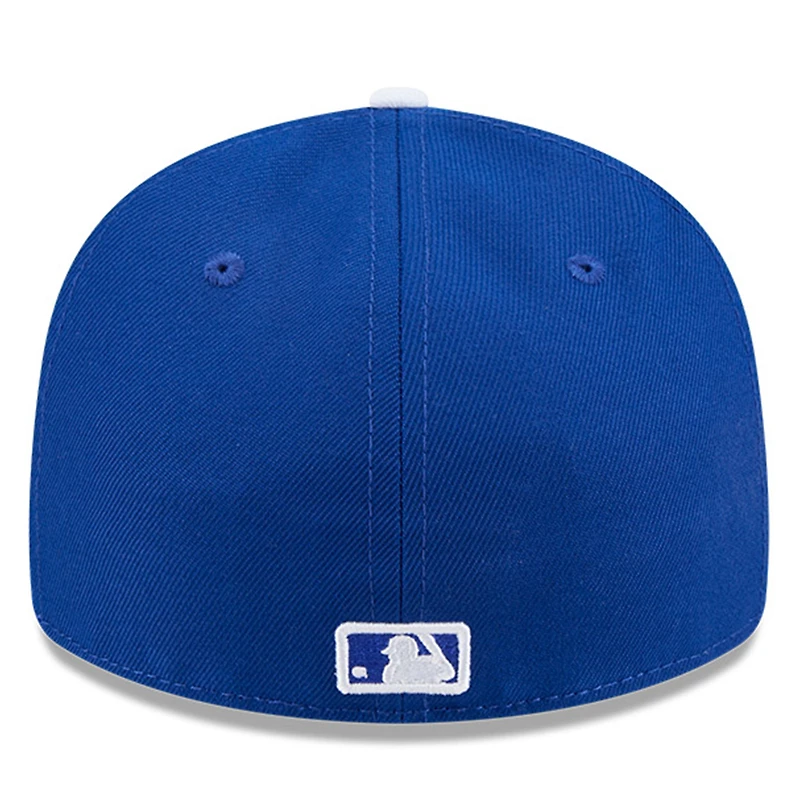 Casquette ajustée à profil bas 59FIFTY pour homme des Royals de Kansas City, Temple la renommée du baseball, New Era