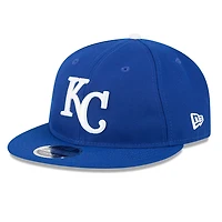 Casquette ajustable New Era Royal Kansas City Royals pour homme, modèle 9FIFTY, style rétro, avec couronne, Temple de la renommée du baseball