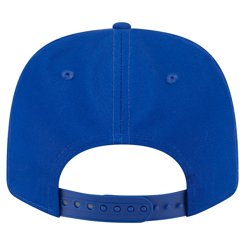 Men's New Era Royal Kansas City Royals Circle Patch 9SEVENTY Stretch-Snap Hat