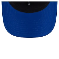 Casquette extensible à bouton-pression New Era Royal Kansas City Royals Circle Patch 9SEVENTY pour homme