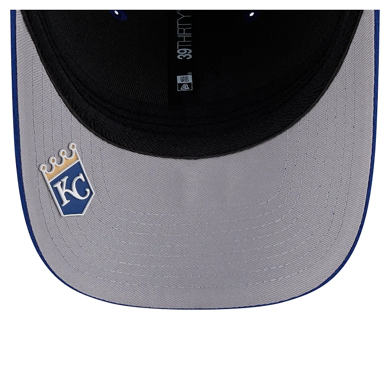 Casquette New Era Royal Kansas City Royals Dash 39THIRTY Flex pour homme