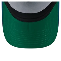 Casquette camionneur ajustable New Era Royal Kansas City Royals 9FORTY A-Frame pour homme
