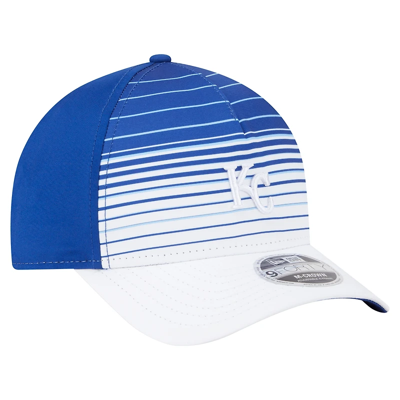 Casquette ajustable 9FORTY M-Crown dégradée Kansas City Royals de New Era pour homme