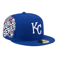 Casquette ajustée New Era Royal Kansas City Royals Hidden Hit 59FIFTY pour homme