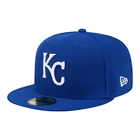 Casquette ajustée New Era Royal Kansas City Royals Hidden Hit 59FIFTY pour homme