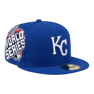 Men's New Era Royal Kansas City Royals Hidden Hit 59FIFTY Fitted Hat