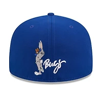 Men's New Era Royal Kansas City Royals Looney Tunes Bugs Bunny 59FIFTY Fitted Hat