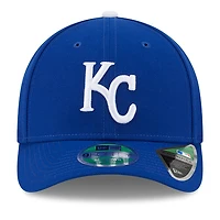 Casquette ajustable New Era Royal Kansas City Royals Player Replica 9FORTY pour homme