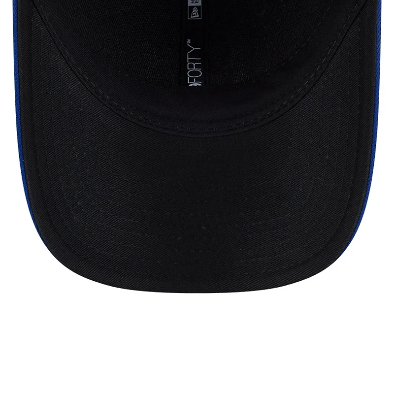Casquette ajustable New Era Royal Kansas City Royals Player Replica 9FORTY pour homme