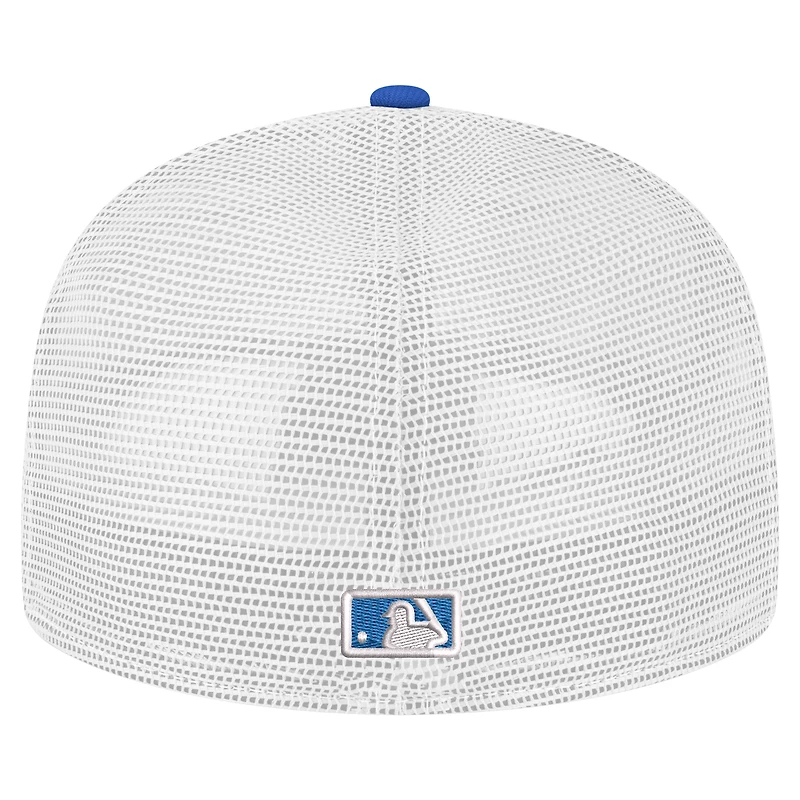 Men's New Era Royal Kansas City Royals Team Color 59FIFTY Trucker Fitted Hat