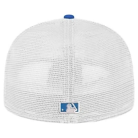 Men's New Era Royal Kansas City Royals Team Color 59FIFTY Trucker Fitted Hat